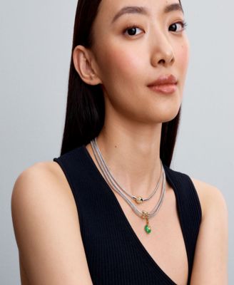 Snake Green Murano Glass Dangle Charms