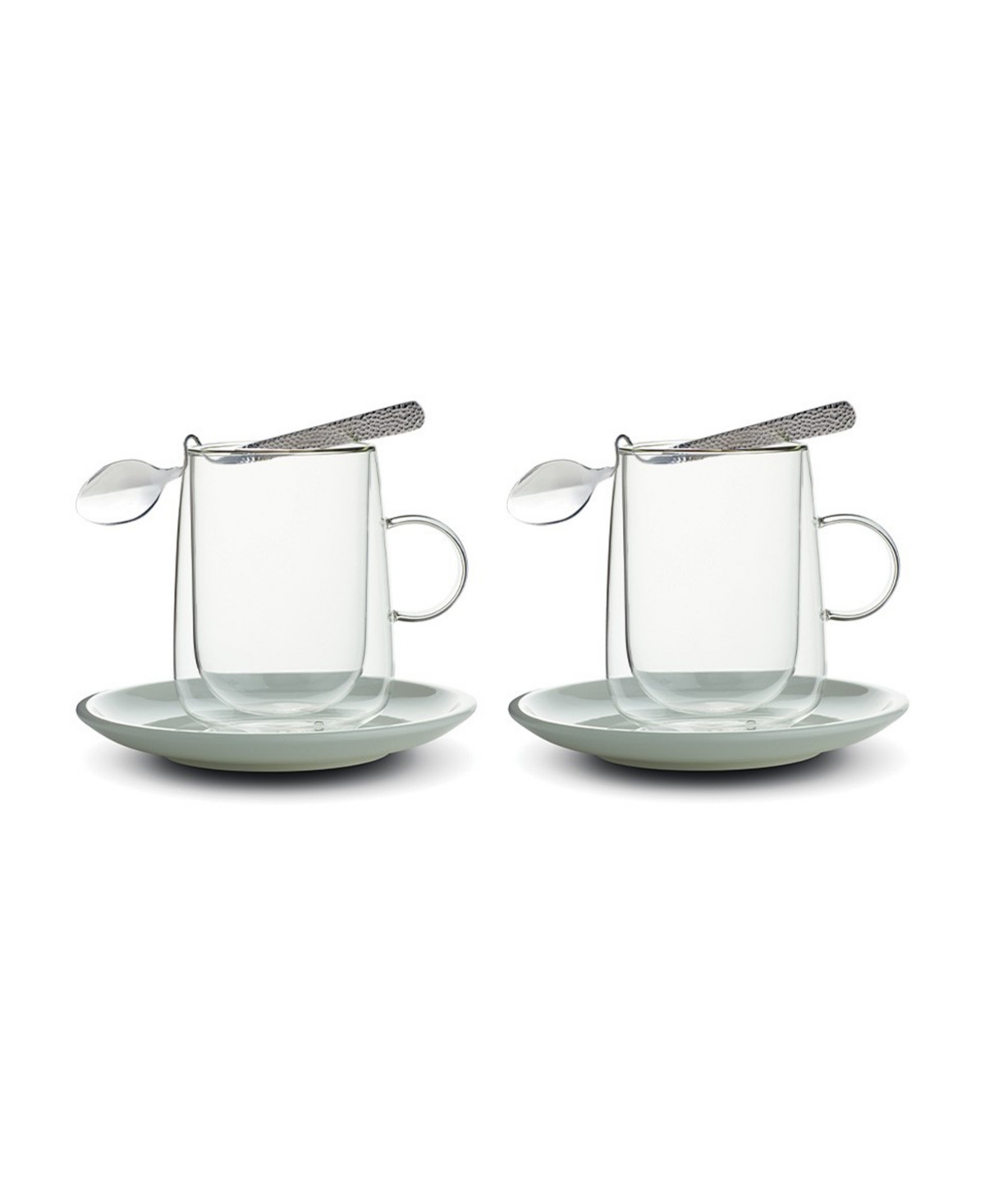Villeroy & Boch Artesano Hot Cold Clear Insulated Coffee Mugs, Set Of 2