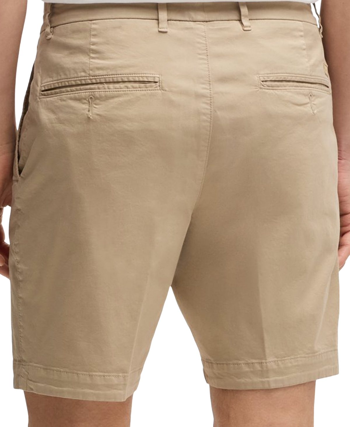 Hugo Boss Boss Man Shorts & Bermuda Shorts Beige Size 30 Cotton, Elastane In Open Beige
