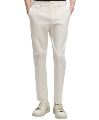 Hugo Boss - Men's Stretch Cotton Silk Slim-Fit Trousers