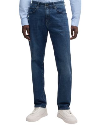 Hugo Boss - Men's Soft Motion Regular-Fit Jeans