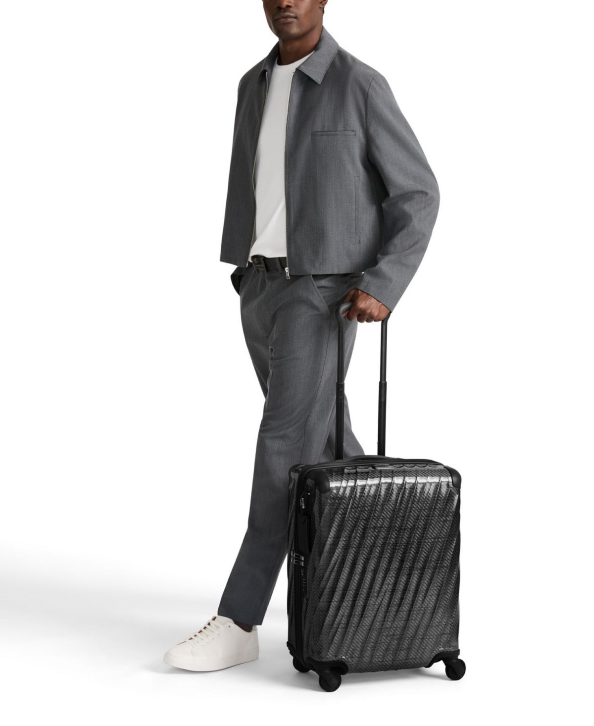 Tumi 19 Degree Lite Continental Carry-on In Titanium Gray