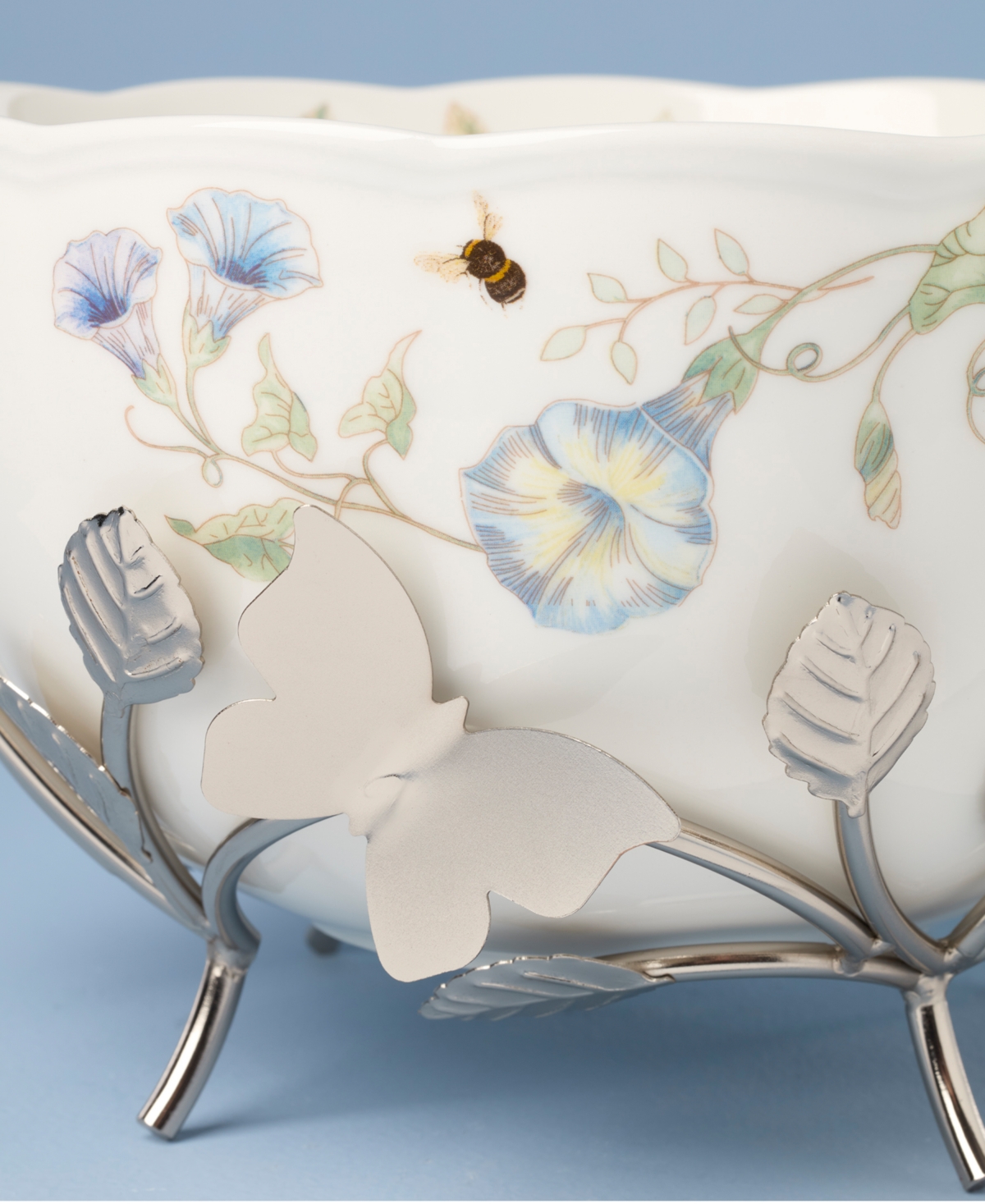 Lenox Butterfly Meadow Large Bowl With Stand