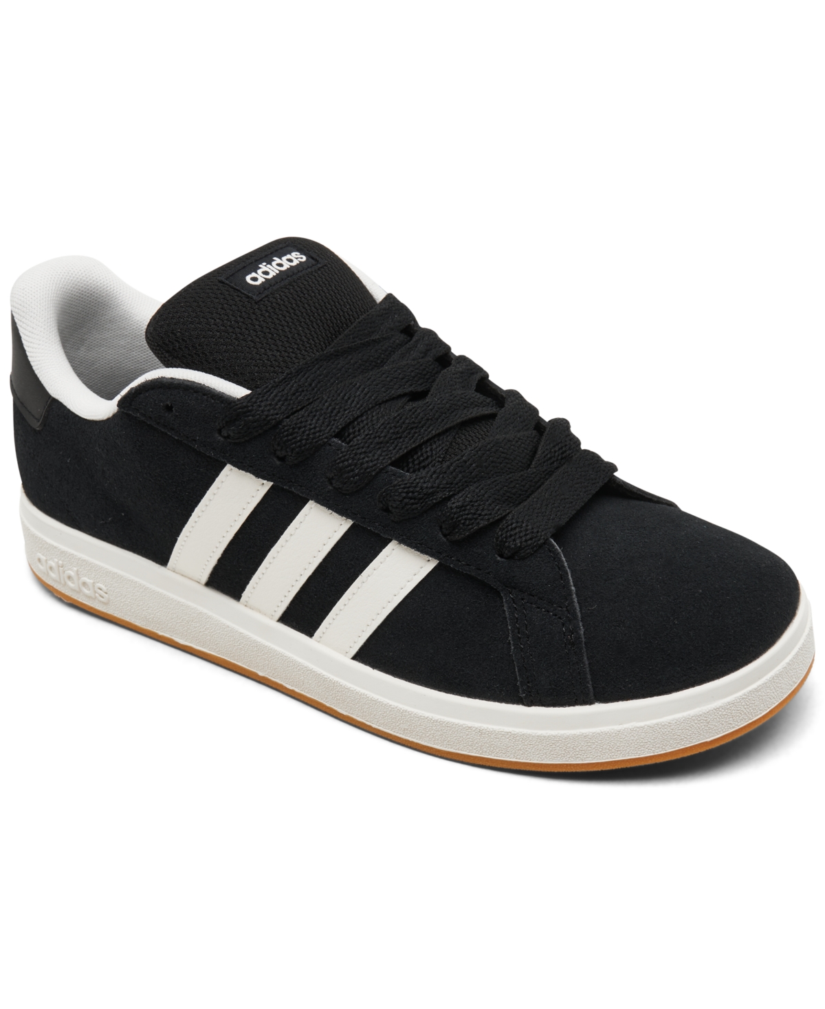 Adidas Originals Big Kids Grand Court 00s Casual Sneakers From Finish Line In Black,white