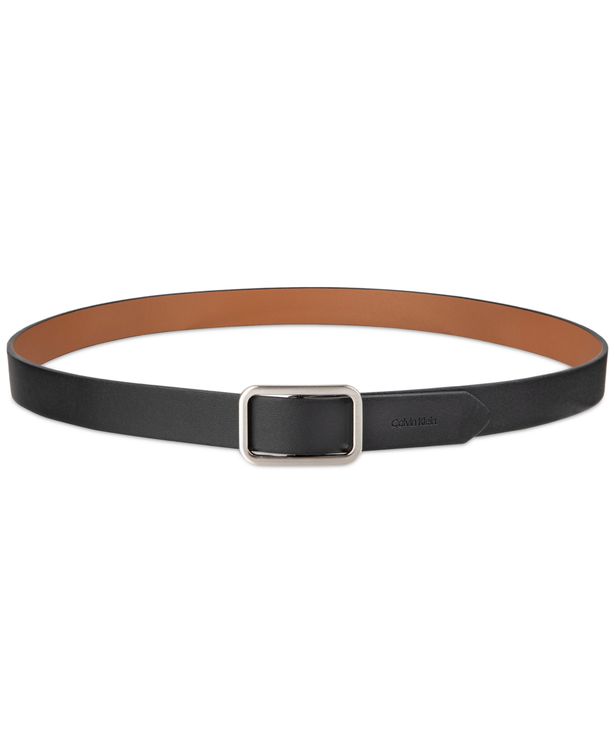 Calvin Klein 2-pc. Skinny Belt Set In Black,brown