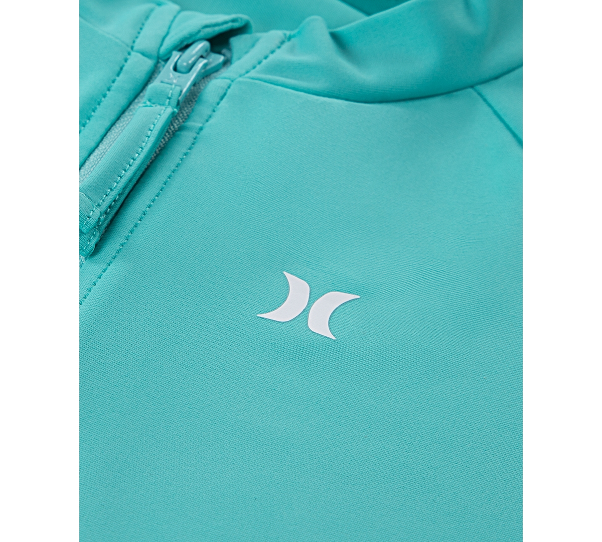 Hurley Two-piece Rashguard Swimsuit In Blue Flamingo