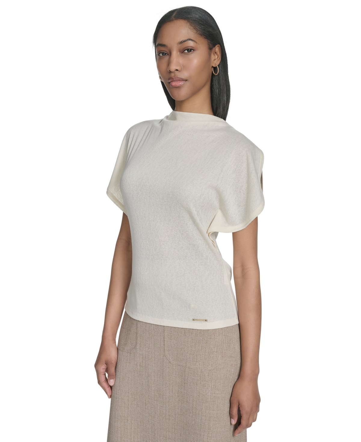 HALSTON WOMEN'S BUTTERFLY-SLEEVE TOP 