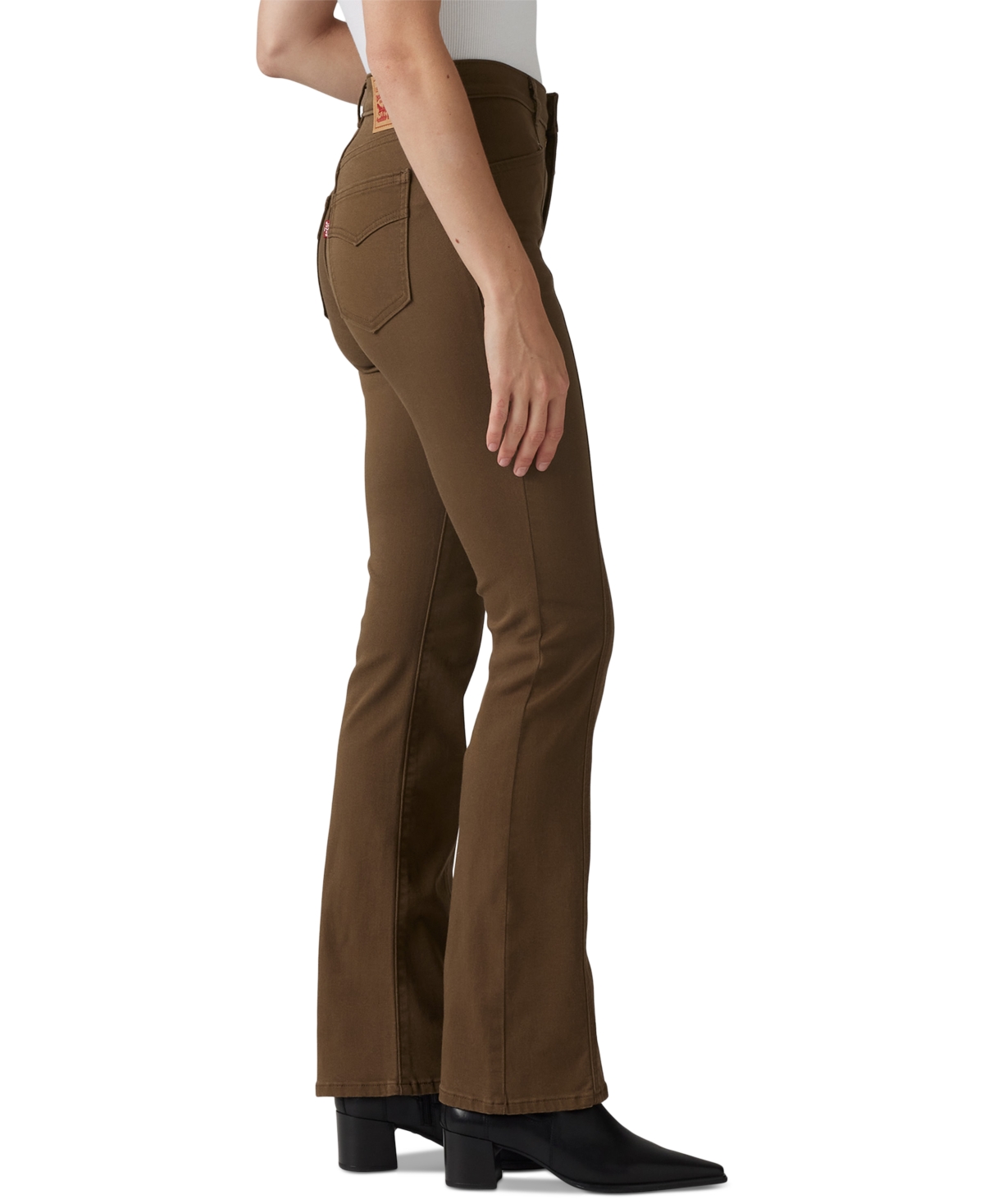 Levi's Women's High-rise Retro 725 Bootcut Jeans In Dark Earth