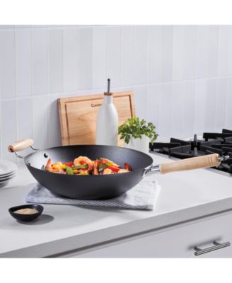 14" Carbon Steel Wok with Helper Handle