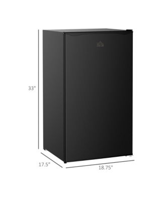 3.2 Cu.Ft Compact Refrigerator with Adjustable Thermostat,