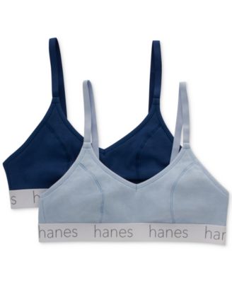 Women's 2-Pk. Originals Ultimate Stretch Cotton Triangle Bralette DHO101