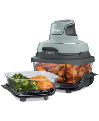 Crispi 4-in-1 Portable Glass Air Fryer Cooking System