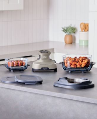 Crispi 4-in-1 Portable Glass Air Fryer Cooking System