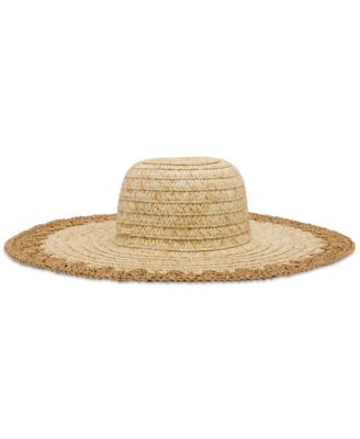 Steve Madden - H-Janey Crochet Edge Floppy Hat