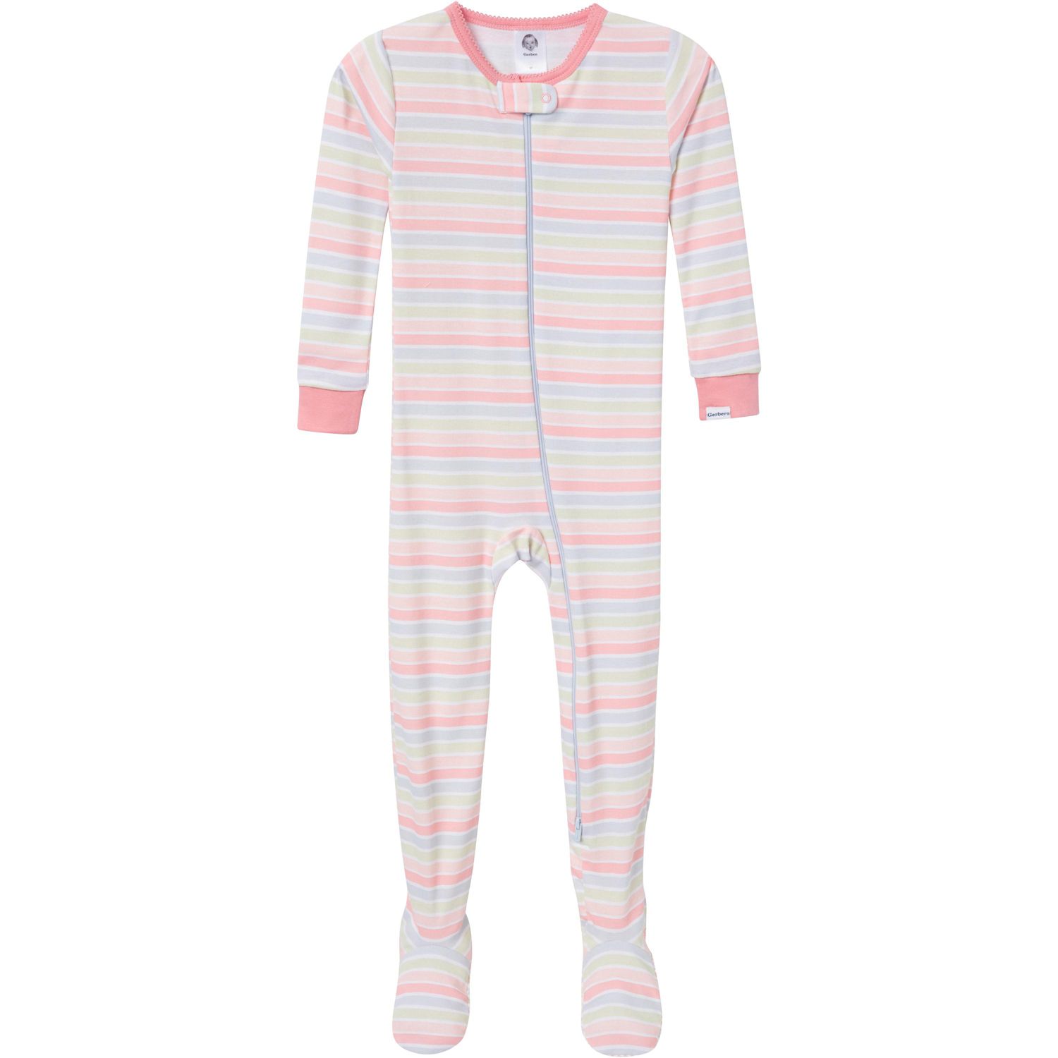 Toddler Girls' Snug Fit Footed Pajamas, 4-Pack, Dogs