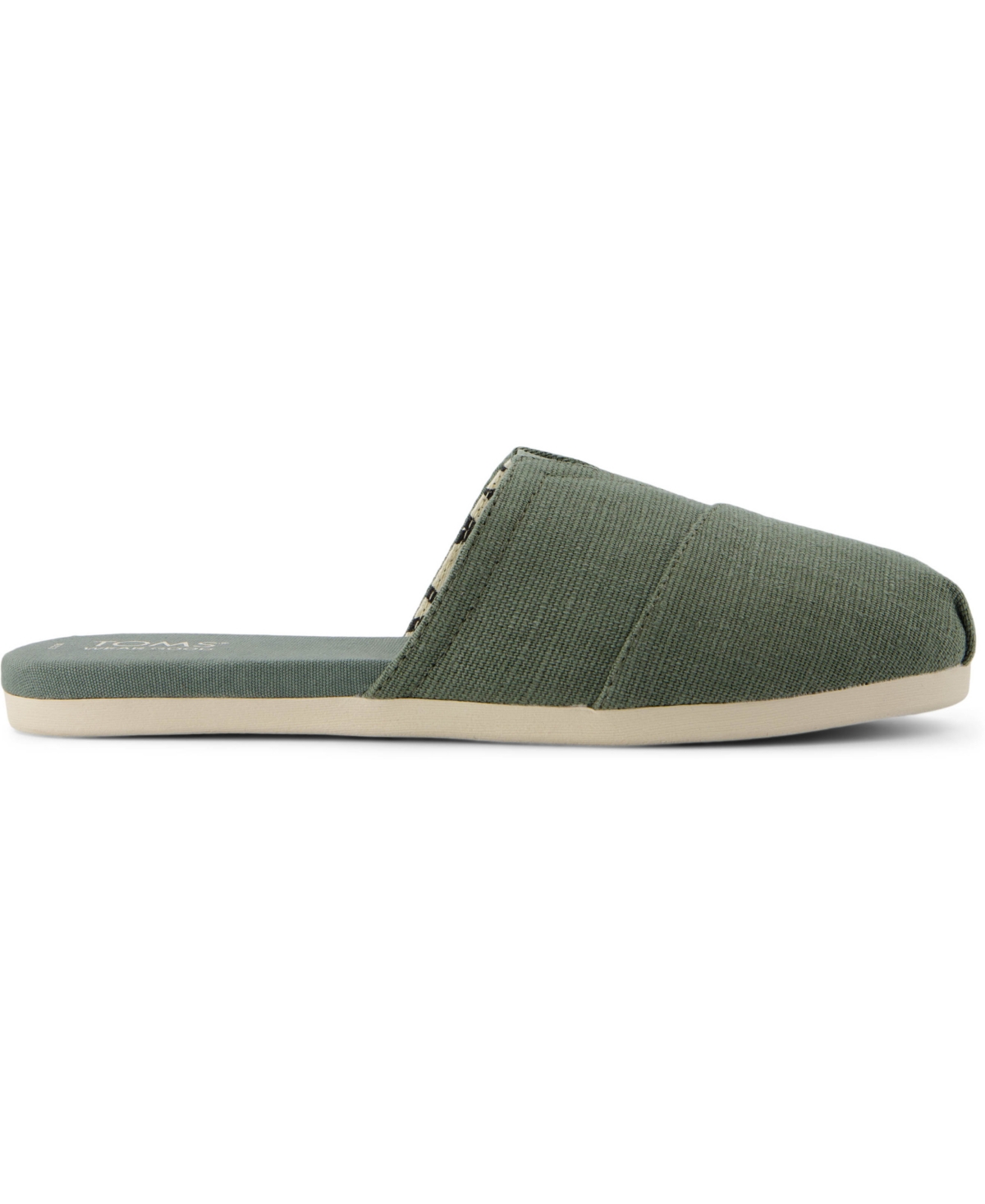 TOMS WOMEN'S ALPARGATA ESPADRILLE ALMOND TOE MULES 