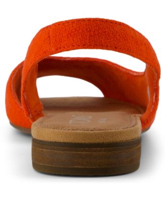 Women's Briella Open Toe Slingback Flat Sandals