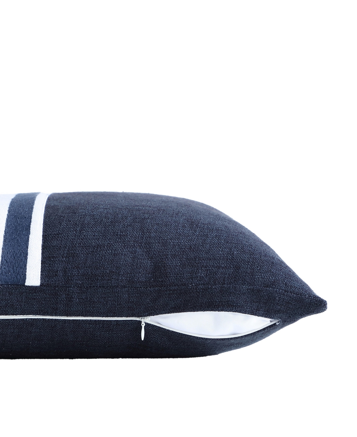 Nautica Sailor Harbor Embroidered Square Pillow, 20" X 20" In Navy