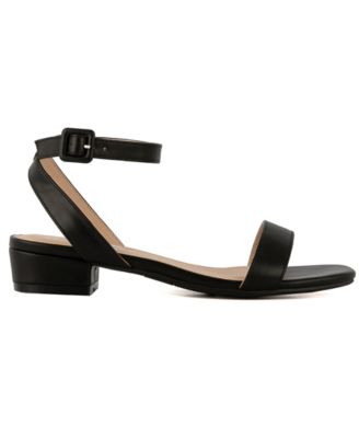 Women's Umpire Ankle Strap Block Heel Sandals