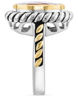 EFFY&reg; Citrine (5-1/2 ct. t.w.) Oval Ring in Sterling Silver