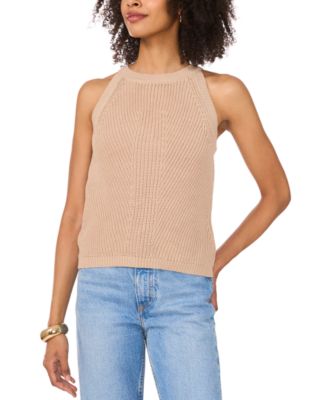 Vince Camuto - Women's Cotton Sleeveless Sweater