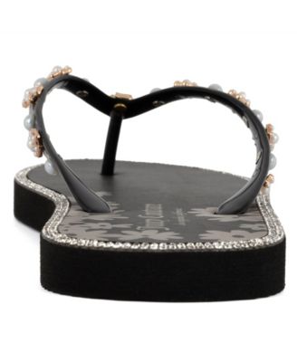 Women's Sanba Embellished Flip Flops