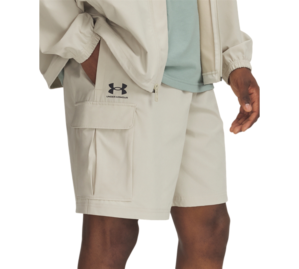 Men's Vibe Woven Cargo Shorts - 348 Silica