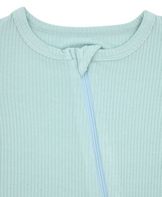 Baby Boys 2-Piece Rib Footie and Hat Set