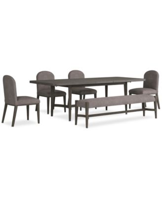 CLOSEOUT! Griffith 7 Pc. Rectangular Dining Set (Table & 6 Side Chairs), Created for Macy's