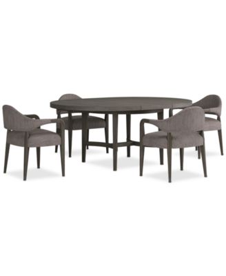 Griffith 5 Pc. Round Dining Set (Table & 4 Arm Chairs), Created for Macy's