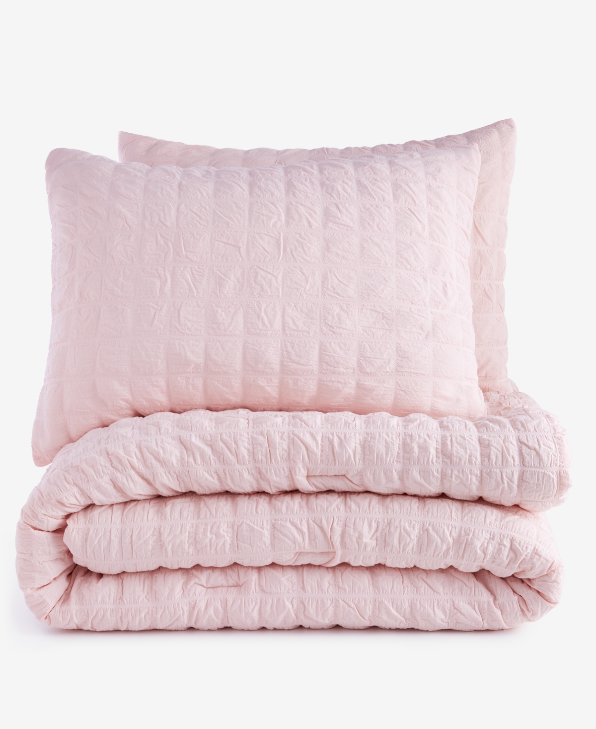 Arch Studio Seersucker 3-pc. Comforter Set, Full/queen, Exclusively At Macy's In Blush
