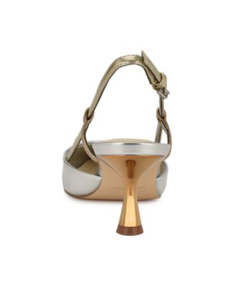 Women's Rhonda Kitten Heel Slingback Pumps