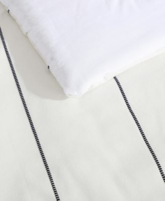 Naval Stripe 3-Pc. Duvet Cover Set, Full/Queen