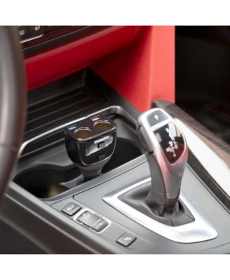 4-Port Car Charging Station with USB and 12V Ports