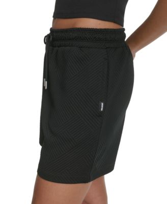 Women's Geo-Print Jacquard Pull-On Shorts