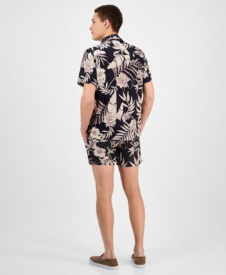 Men's Beach Shirt & Piranha Swim Trunks