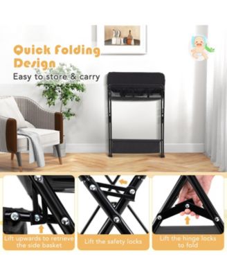 Baby Storage Folding Diaper Changing Table