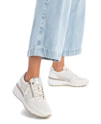 Carmela Collection Women's Leather Casual Sneakers By Xti