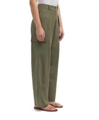 Women's Button Front Cargo Pocket Pant