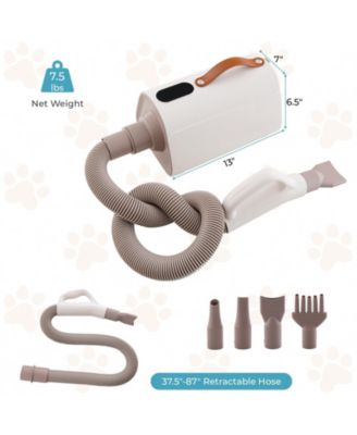 Dog Cat Hair Blower with Negative Ion Function and Adjustable Temperature