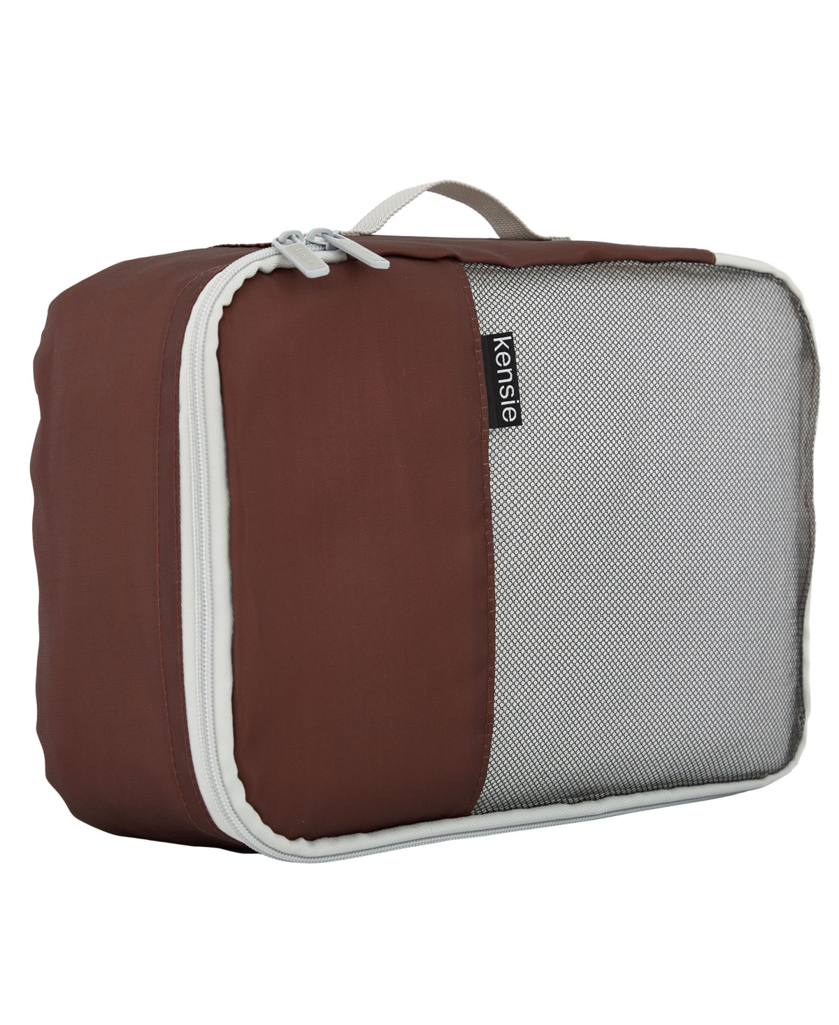 Kensie Hillsboro Expandable Rolling Hardside Collection Set, 4 Piece In Cappuccino