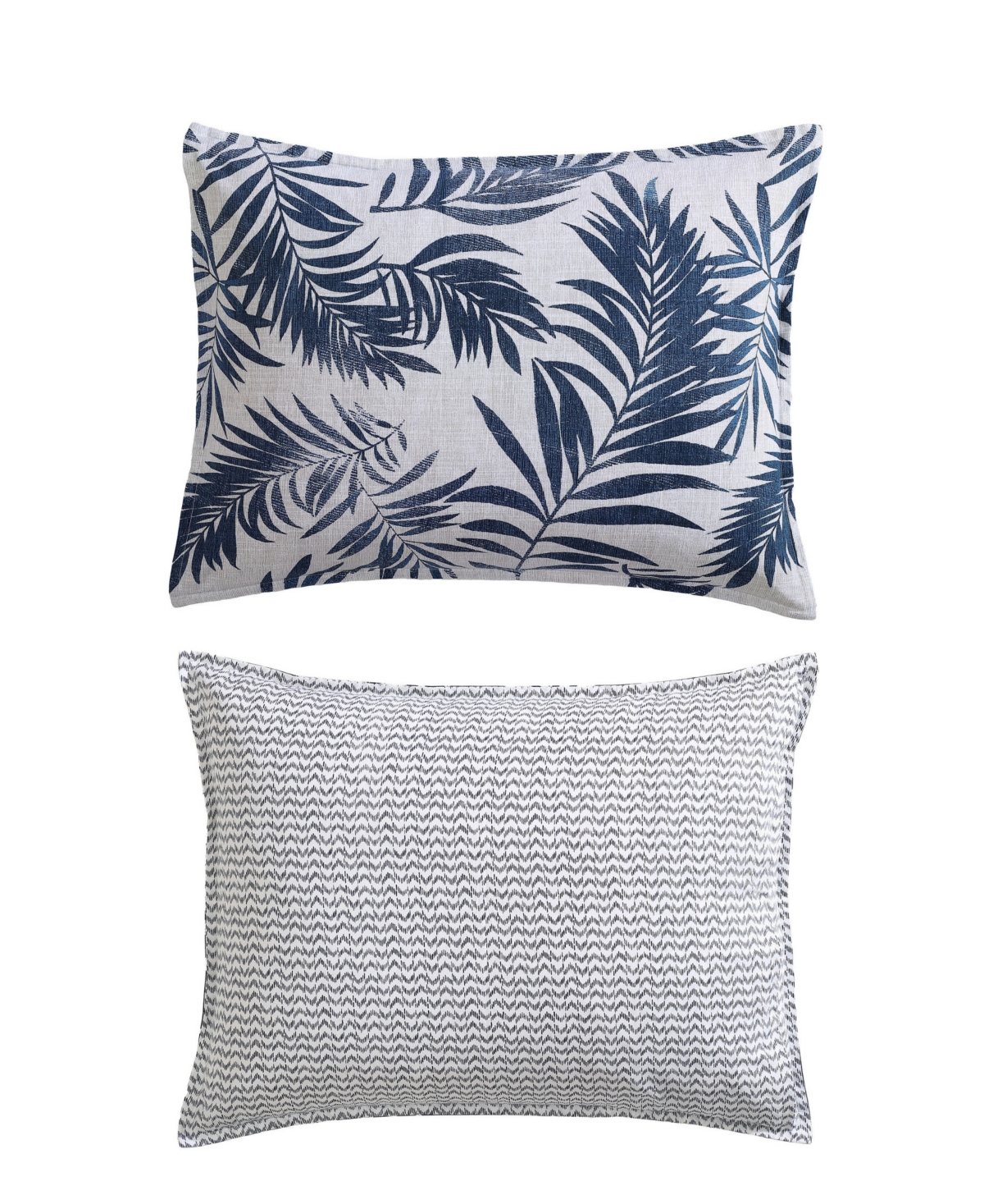 Nautica Marina Leaf Reversible 2-pc. Comforter Set, Twin In Navy,white