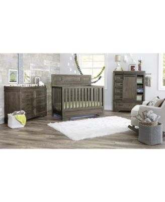 Foundry Traditional Wood Changing Tray in Brushed Pewter