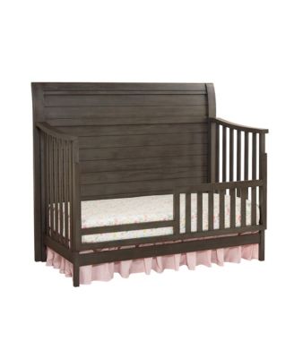 Taylor Farmhouse Wood Toddler Guard Rail in Dusk Gray