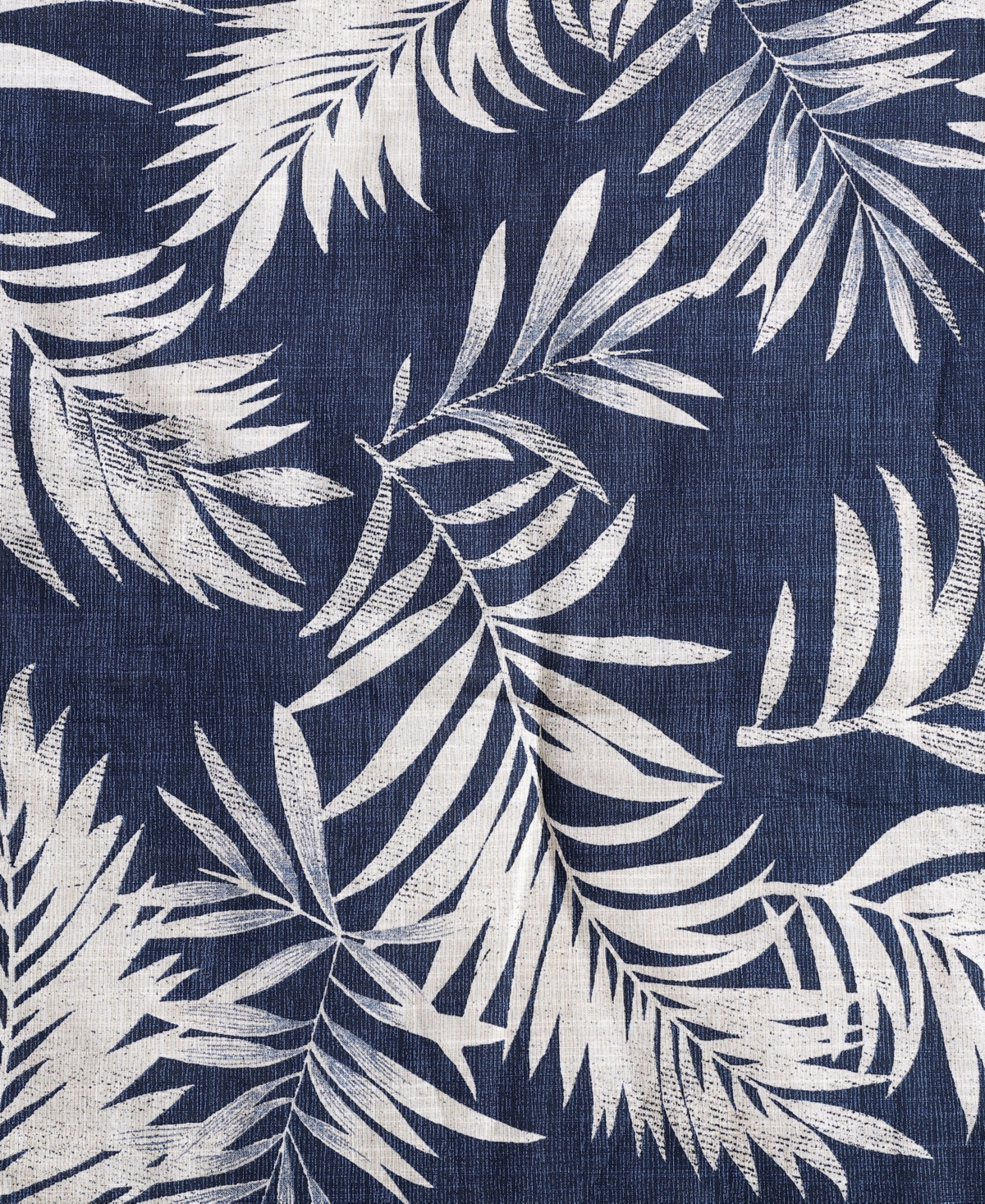 Nautica Marina Leaf Reversible 2-pc. Comforter Set, Twin In White,navy