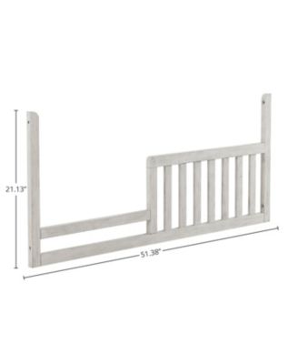 Timber Ridge Wood Toddler Guard Rail in Weathered Washed Sierra