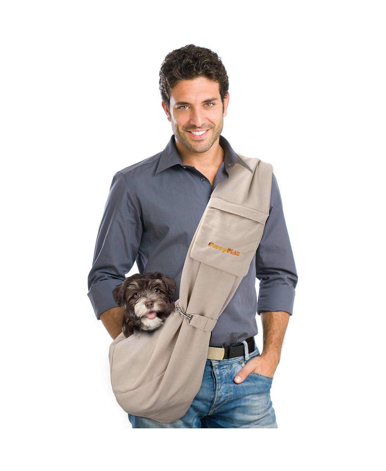 Adjustable Pocket Pet Sling - Solid Color