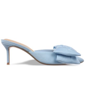 Alaynaa Pointed-Toe Bow Mule Pumps, Exclusively at Macy's