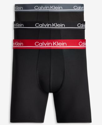 Men's Microfiber Plus Moisture-Wicking Boxer Briefs, Pack of 3 