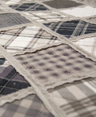 Driftwood 3-Pc. Cotton Pieced Heavyweight Quilt Set, Queen